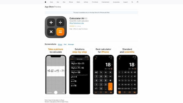 Calculator Air
