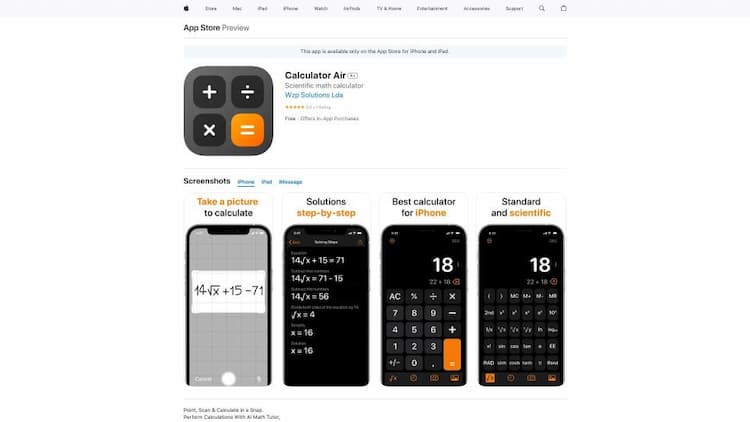Calculator Air