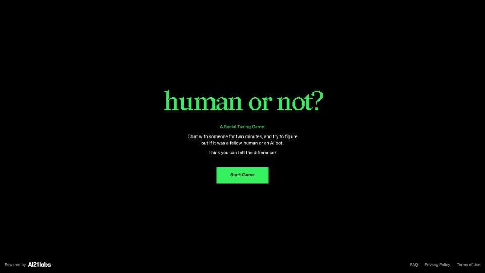 Human or Not