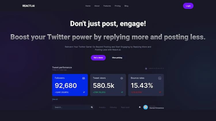 Reacti.ai - AI for Twitter Replies