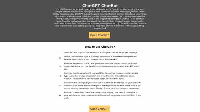 ChatGPT - Online AI Chat Unlimited