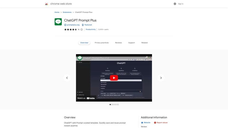 Chatgpt Prompt plus