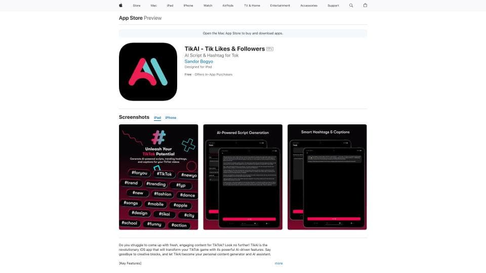TikAI - Unleash Your TikTok Potential